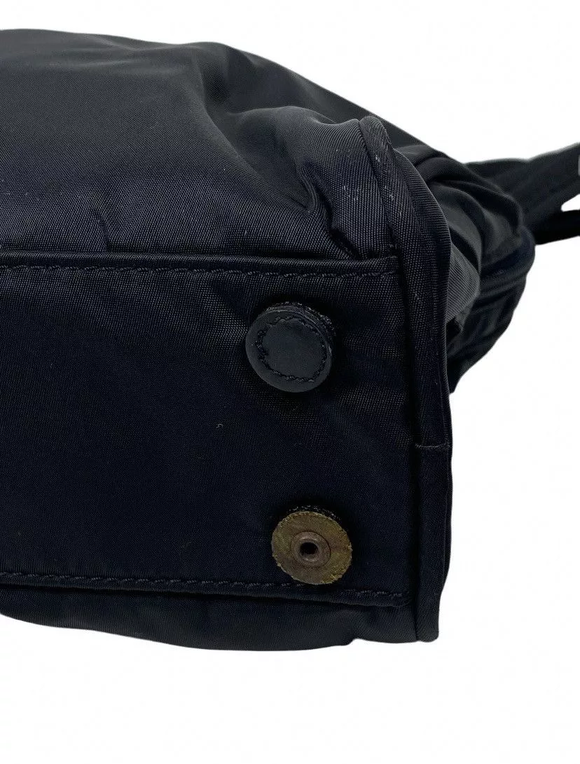 Prada Shoulder Bags Prada Tessuto Nylon Shoulder Bag Black