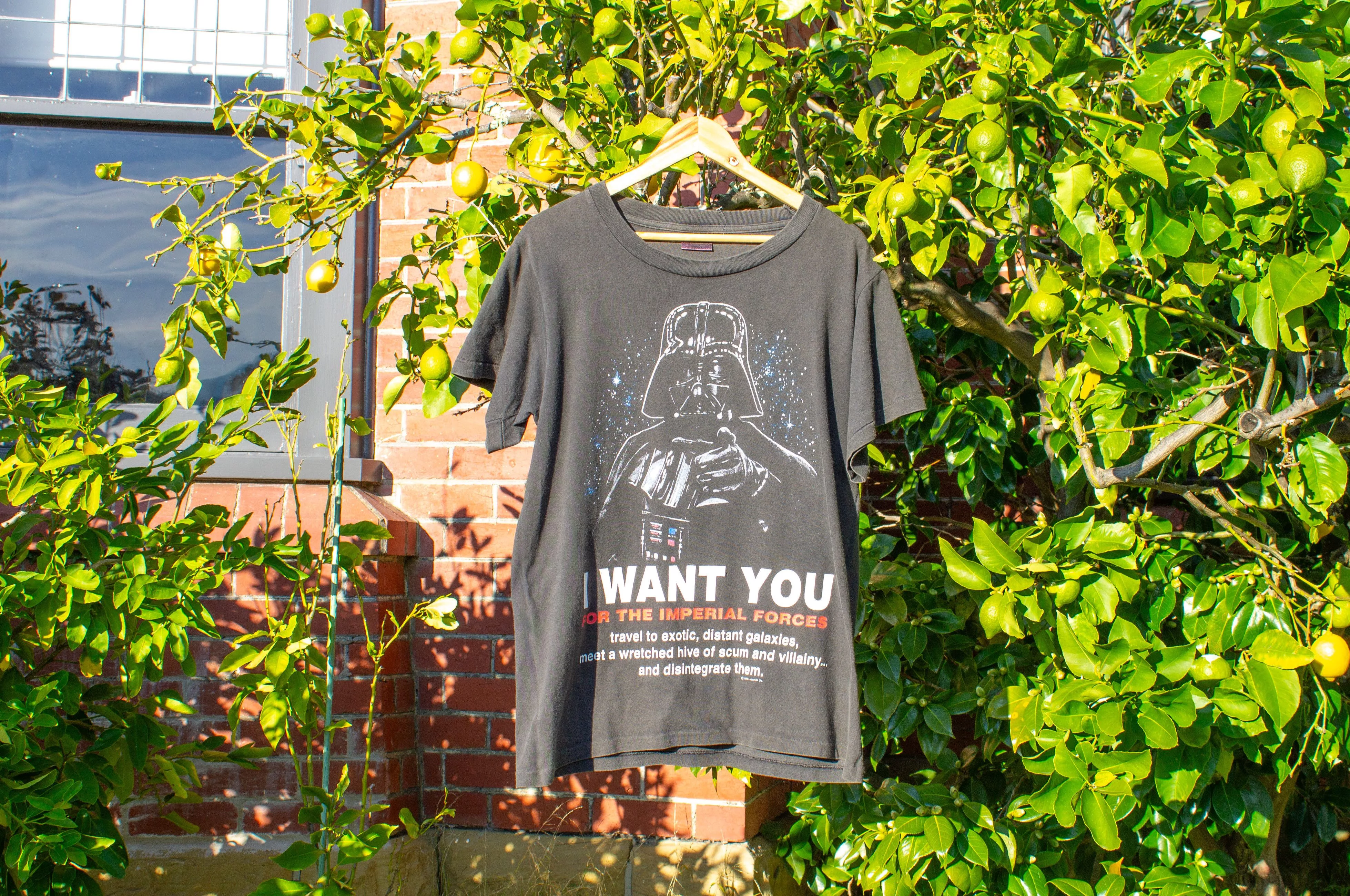 Changes Short Sleeve T Shirts Changes 1996 Star Wars, Darth Vader T-Shirt Black