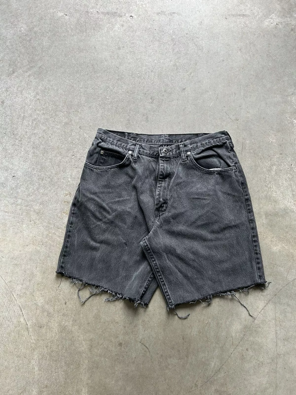 Vintage Shorts Vintage × Wrangler Vintage wrangler cut off short Black Streetwear