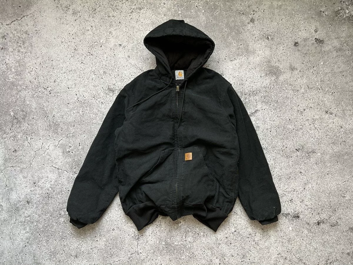 Carhartt Bombers Carhartt Black Active Jacket Bomber Jacket Streetwear