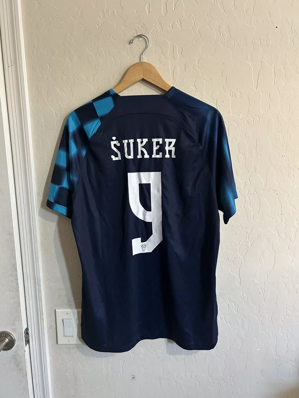 Nike Jerseys Croatia Dri-Fit Nike Jersey Blue
