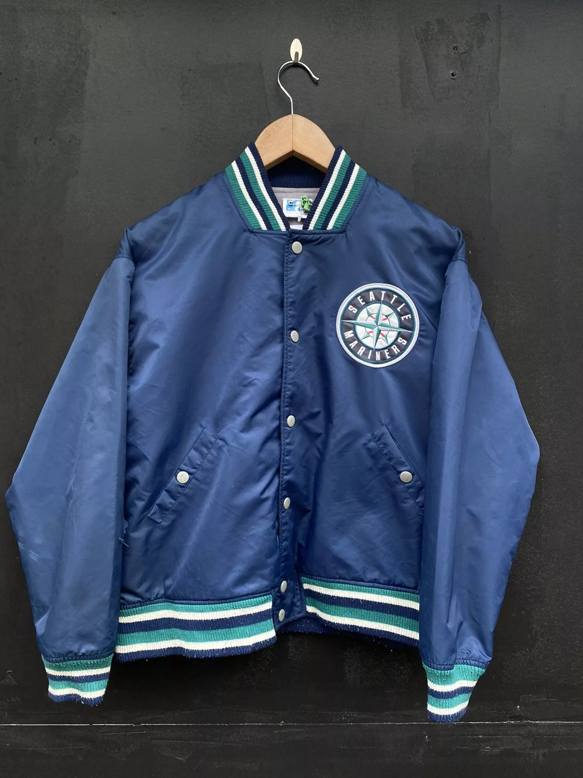 MLB Light Jackets MLB × Starter 💥cyber week💥Vintage 90s Seattle Mariners MLB Starter Varsity Blue
