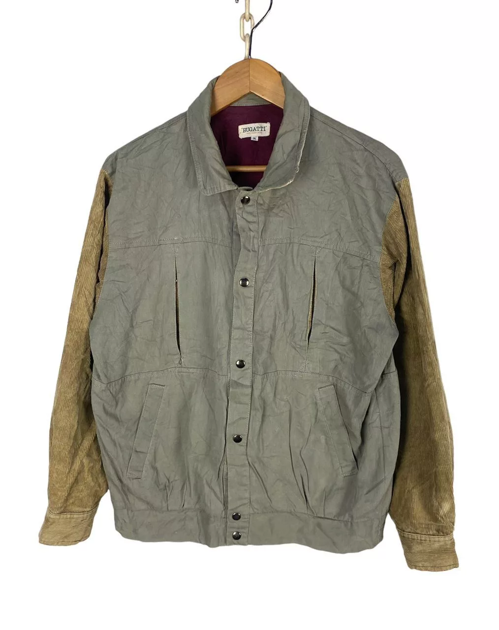 Bugatti × Vintage Vintage Bugatti bombers snap button jacket Multi