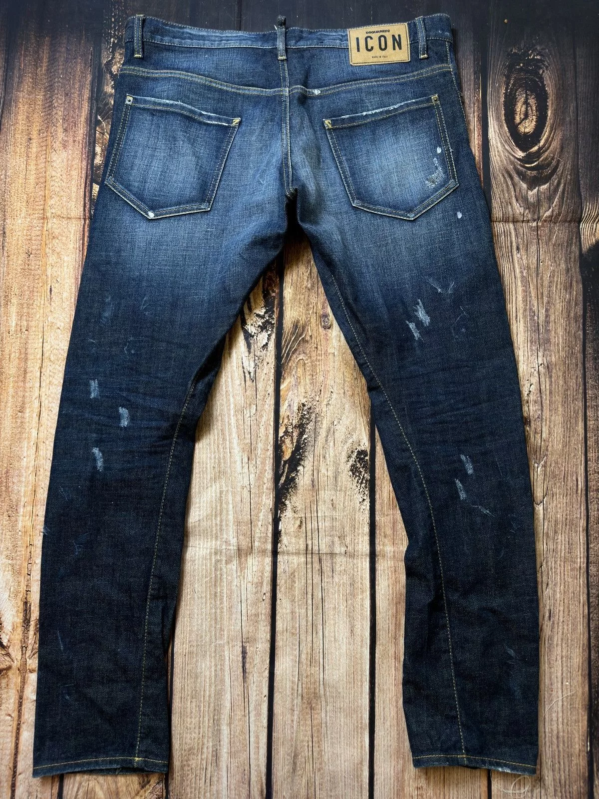 Dsquared2 Denim Dsquared2 Dsquared icon denim pants distressed Japan style Blue
