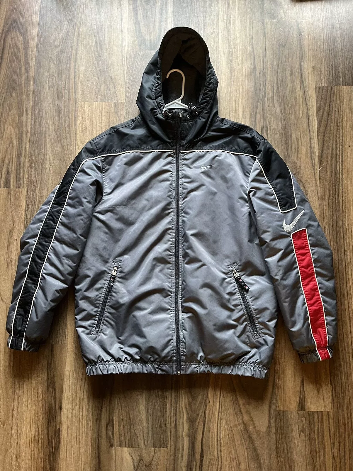 Nike Heavy Coats Nike × Vintage Vintage Nike Jacket/Coat Y2K Black