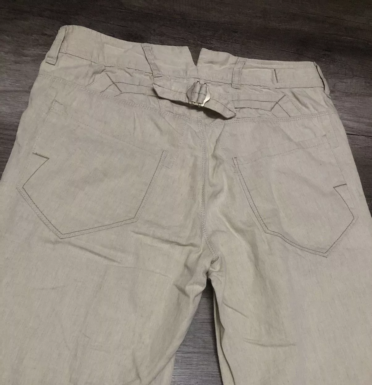 Designer Pants Designer × Marithe + Francois Girbaud × Vintage MARITHE FRANCOIS GIRBAUD CASUAL PANT White