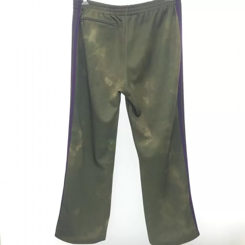 Needles Sweatpants Joggers Needles Sweat Pants Dyed Zip Pocket Logo Polyester Khaki Brown