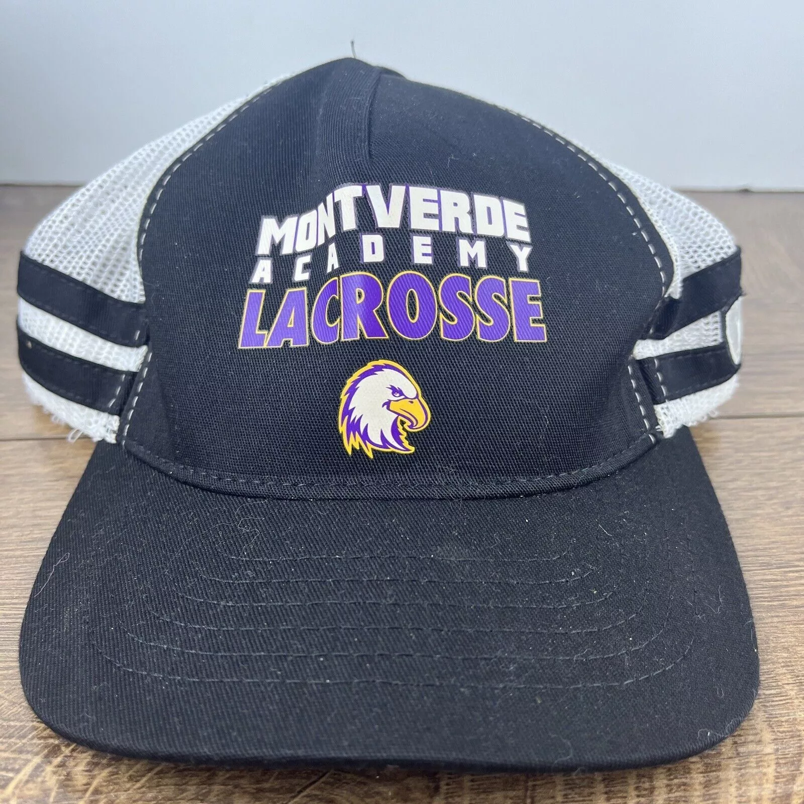 Other Hats Other Mountverde Academy Lacrosse Hat Eagles Black Hat Adjustable