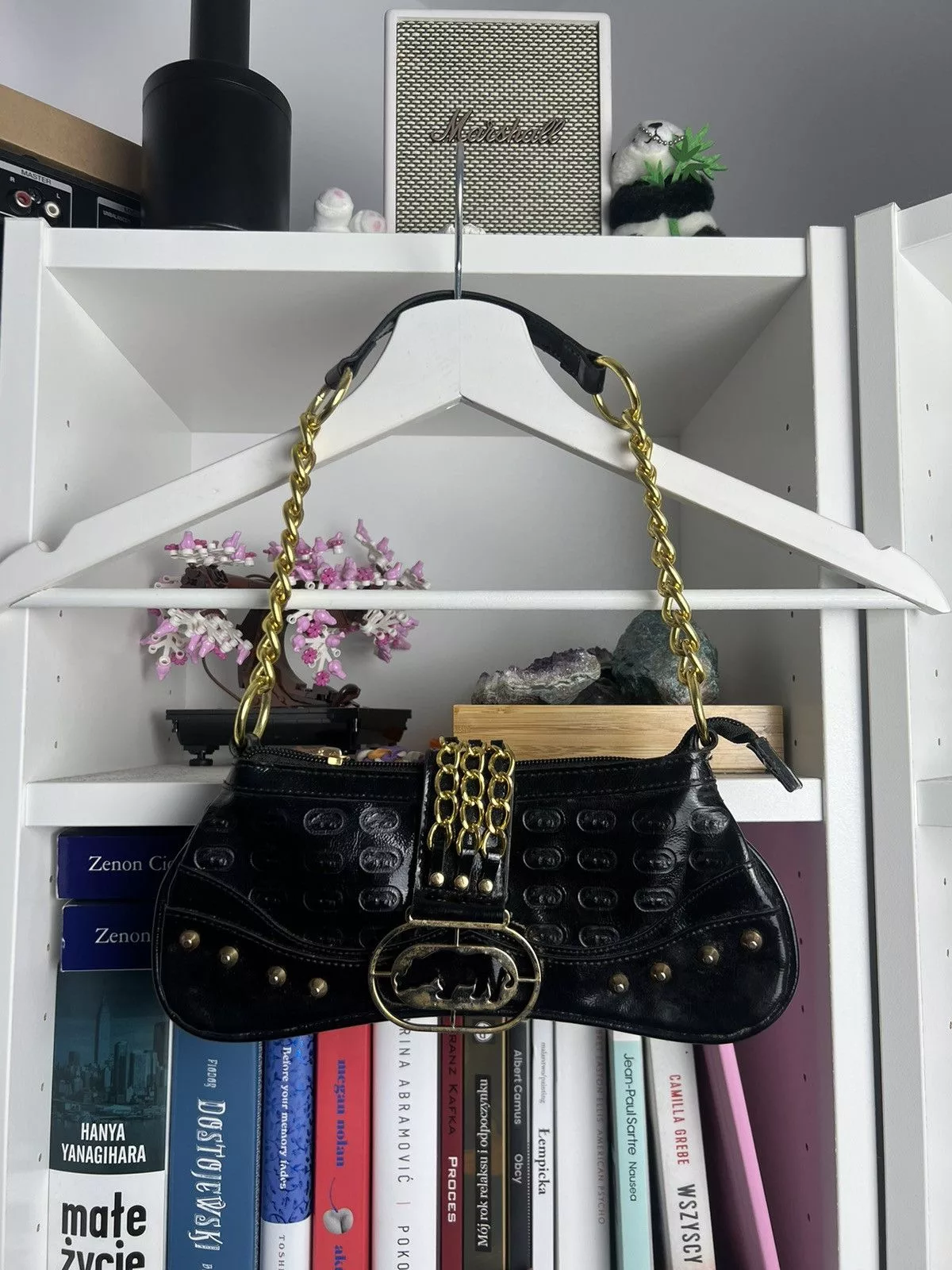 Ecko Unltd. Handle Bags Ecko Unltd. × Vintage Vintage Y2K Ecko Unltd big logo handbag avantgarde baggy Black Streetwear