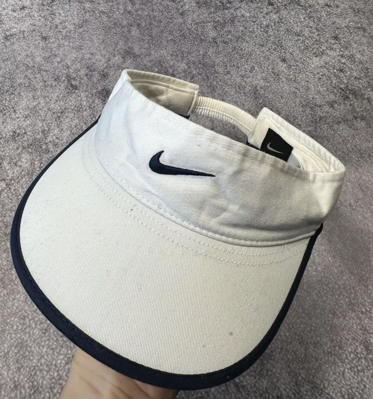 Nike Hats Nike × Vintage Vintage Nike Tennis Cap Swoosh Streetwear Rare Casual USA White
