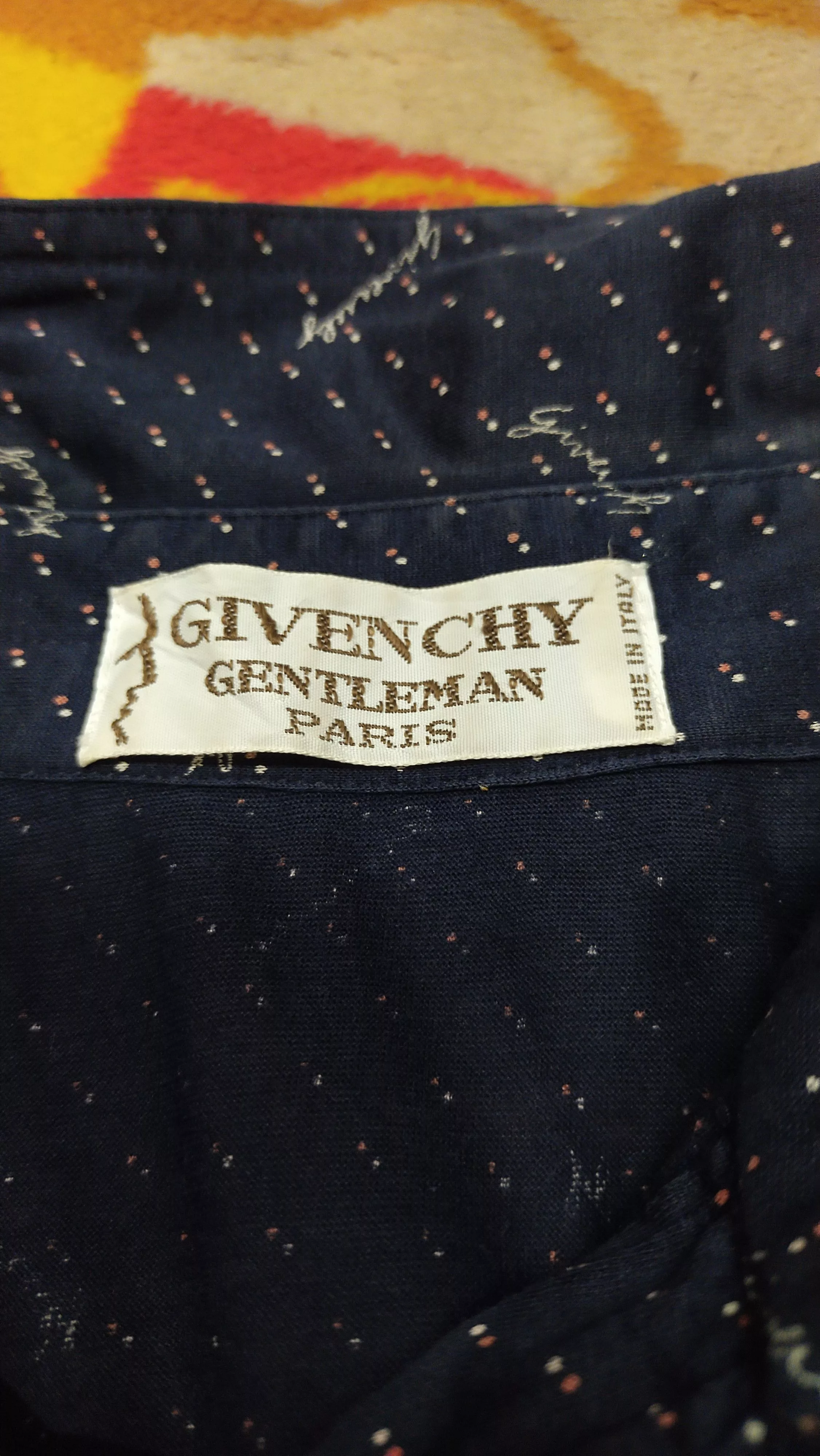 Givenchy Polos VINTAGE X GIVENCHY MONOGRAM POLO SHIRTS Blue