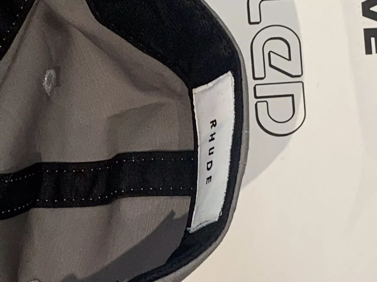 Rhude Hats RHUDE CLASSIC HAT GREY. ONE SIZE Gray
