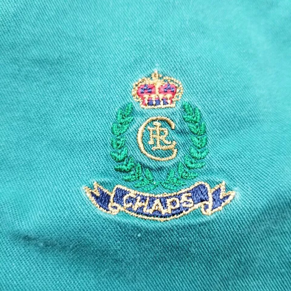 Chaps Ralph Lauren Shirts Button Ups Chaps Ralph Lauren Shirt Men Medium Button Up Oversized Green