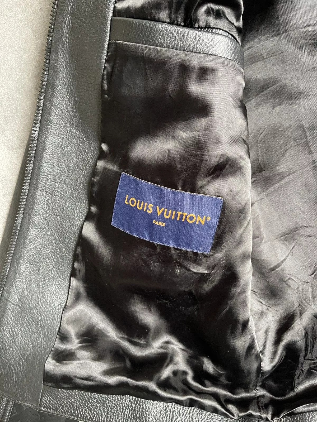 Louis Vuitton Leather Jackets Louis Vuitton Blouson Jacket Black