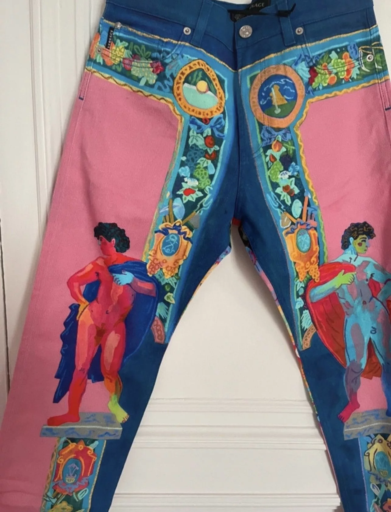 Versace Denim Versace SS20 jeans Pink
