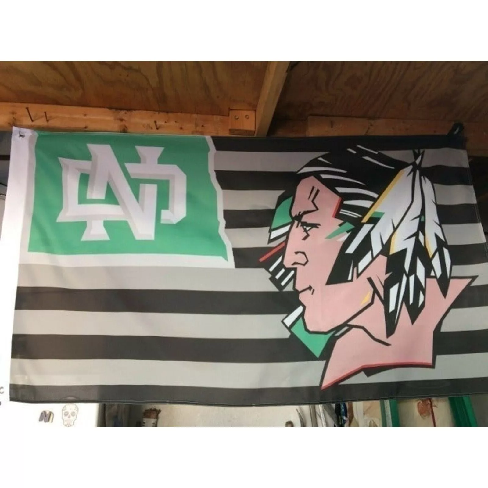 Other Miscellaneous Other UND North Dakota Fighting Sioux 5ft Flag Multi