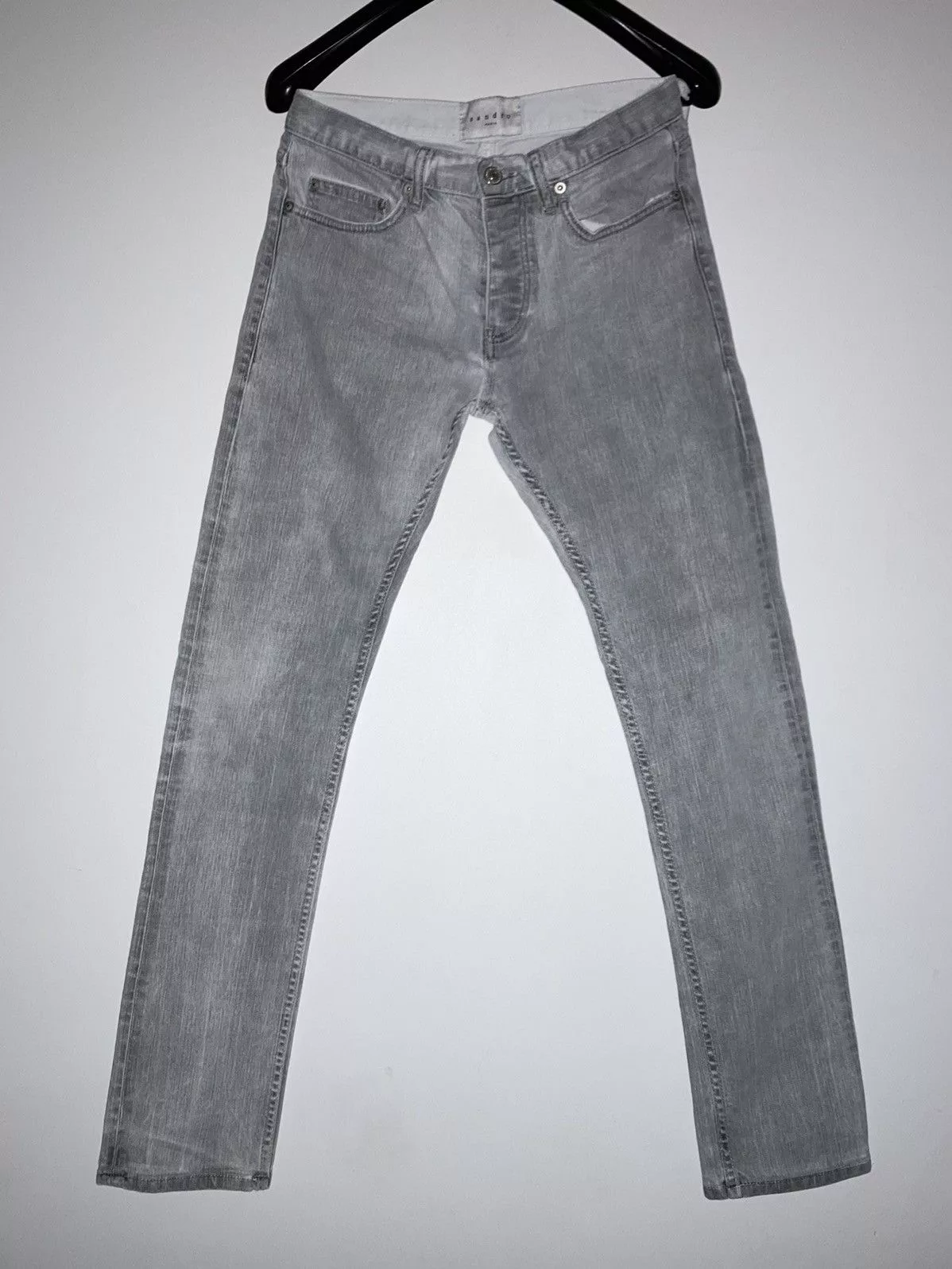 Sandro Denim Sandro DROIT GRAPHITE JEANS Gray