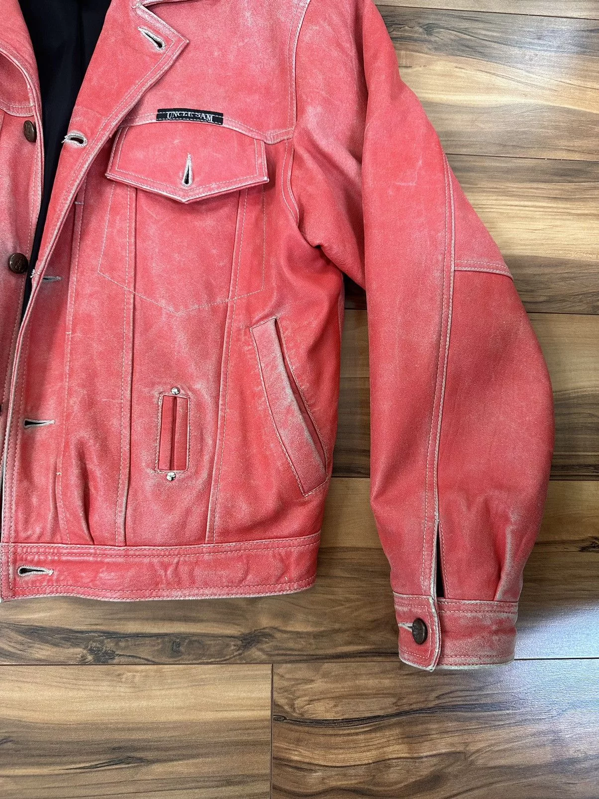 Vintage Leather Jackets Rare Vintage Leather Jacket Pink