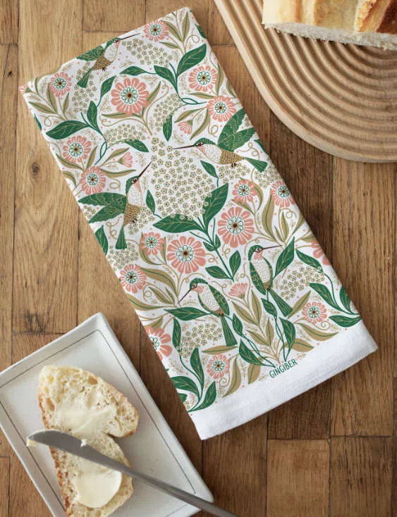 Hummingbird Tea Towel
