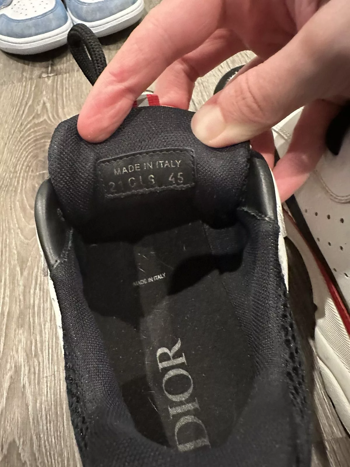 Dior Low Top Sneakers Dior Runners B22 White/Red