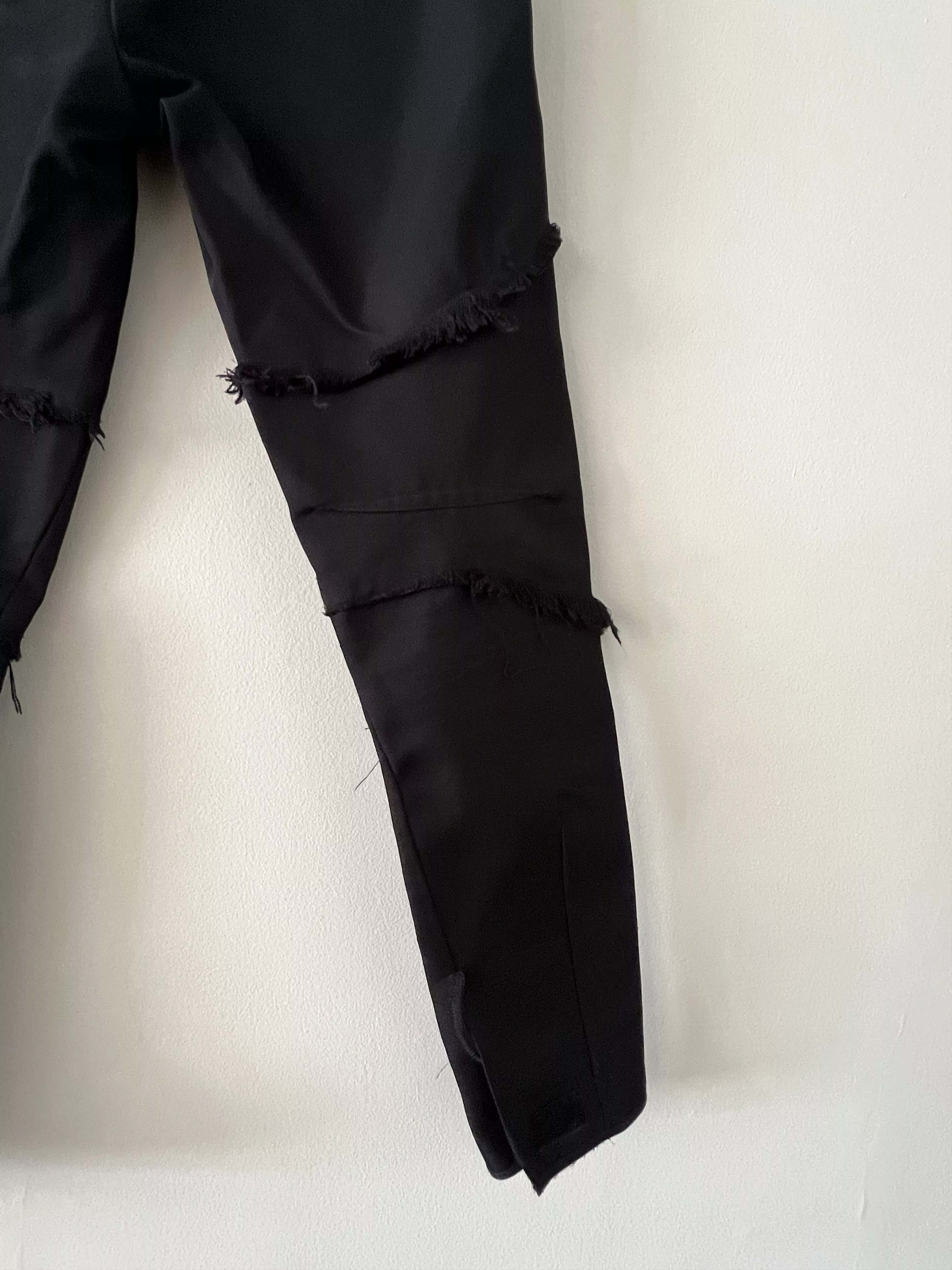 Lanvin Cropped Pants Lanvin Silk Runway Spring 2011 Silk Black Trousers Pant