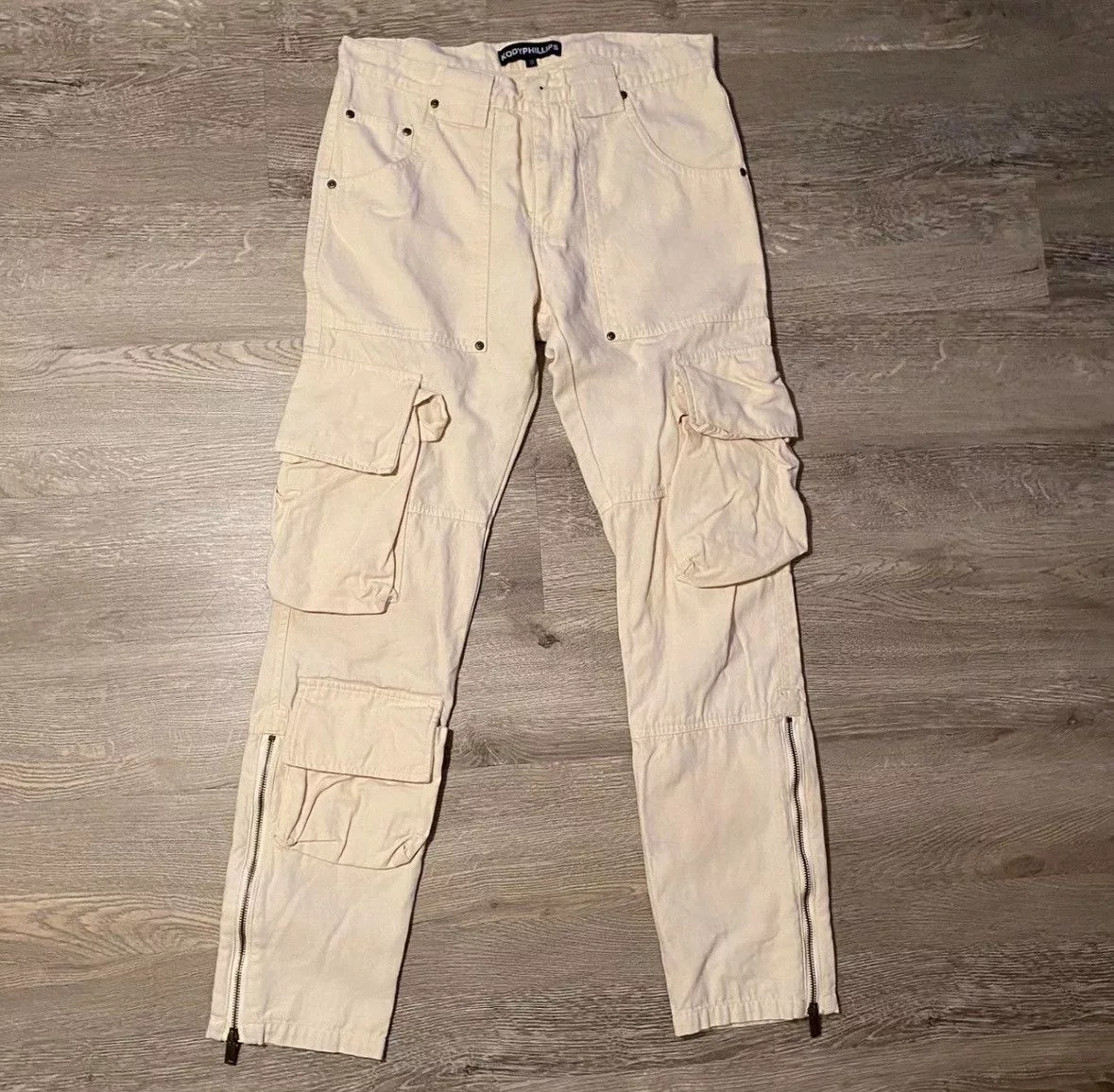 Kody Phillips Denim Kody Phillips Cream Cargo Pants Brown