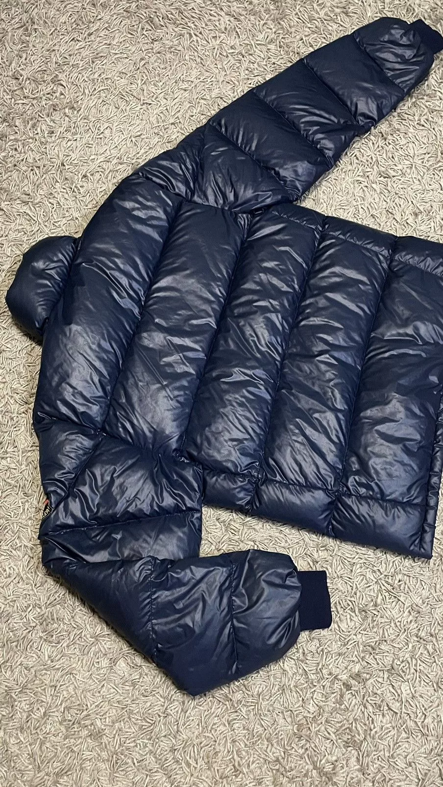 Designer Bombers Designer MONCLER DOWN JACKET Blue