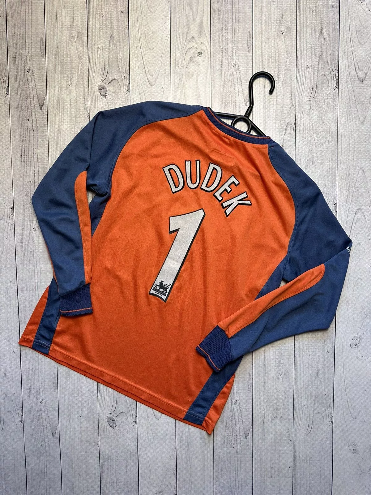 Reebok Jerseys Reebok × Vintage Vintage Liverpool Reebok goalkeeper jersey 1 Dudek Xs Orange