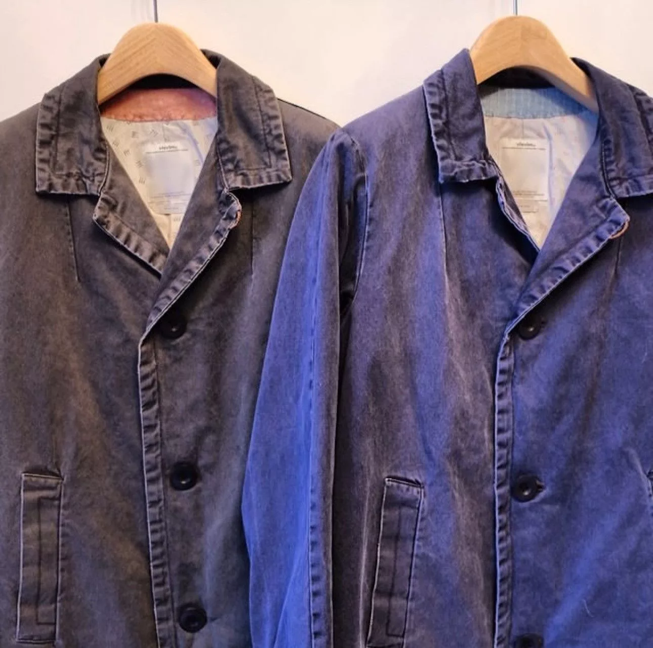 Visvim Light Jackets Visvim 14ss Mies Coat Dmgd Gray