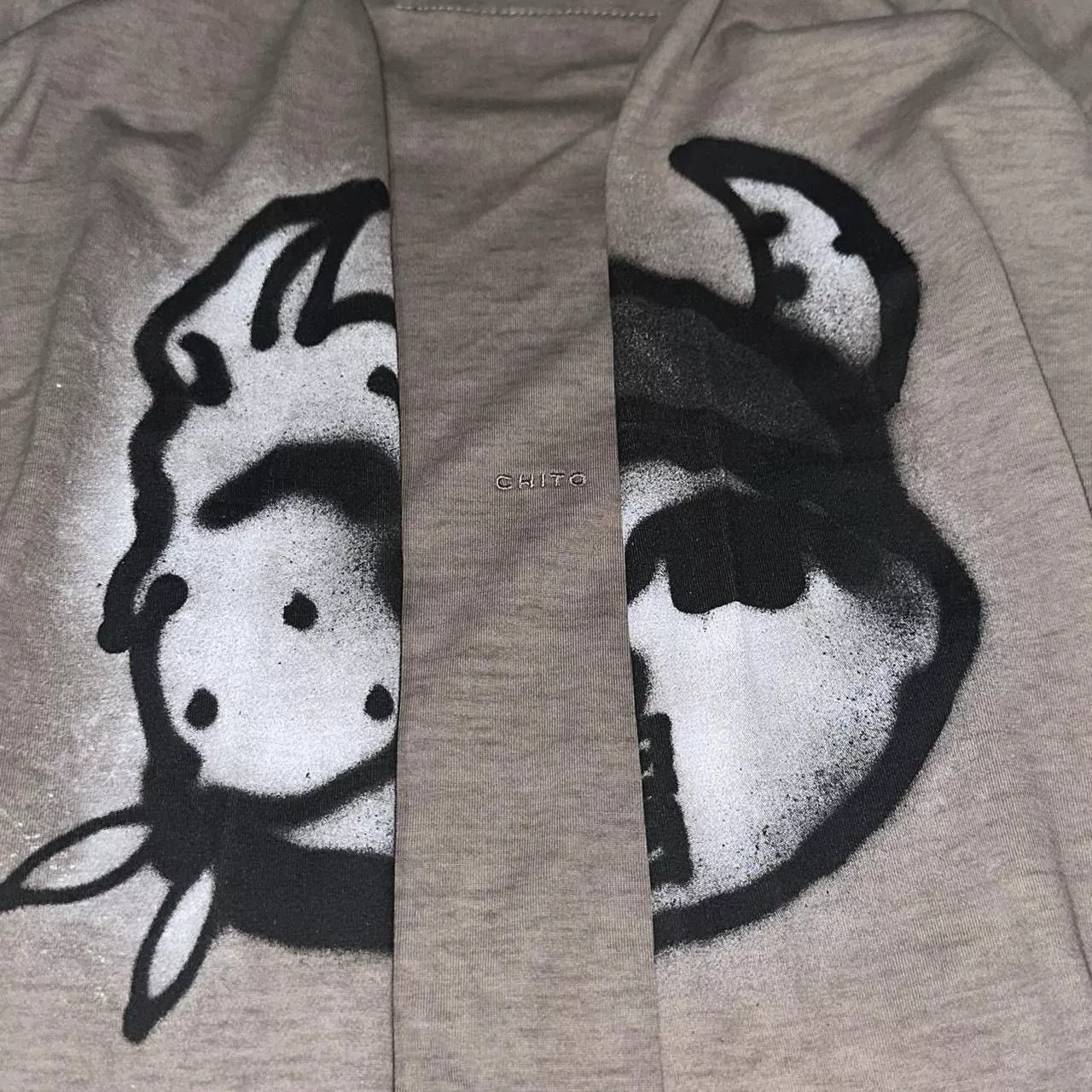 Givenchy Long Sleeve T Shirts Givenchy x Chito Boy And Dog Graphic Long Sleeve Shirt Green