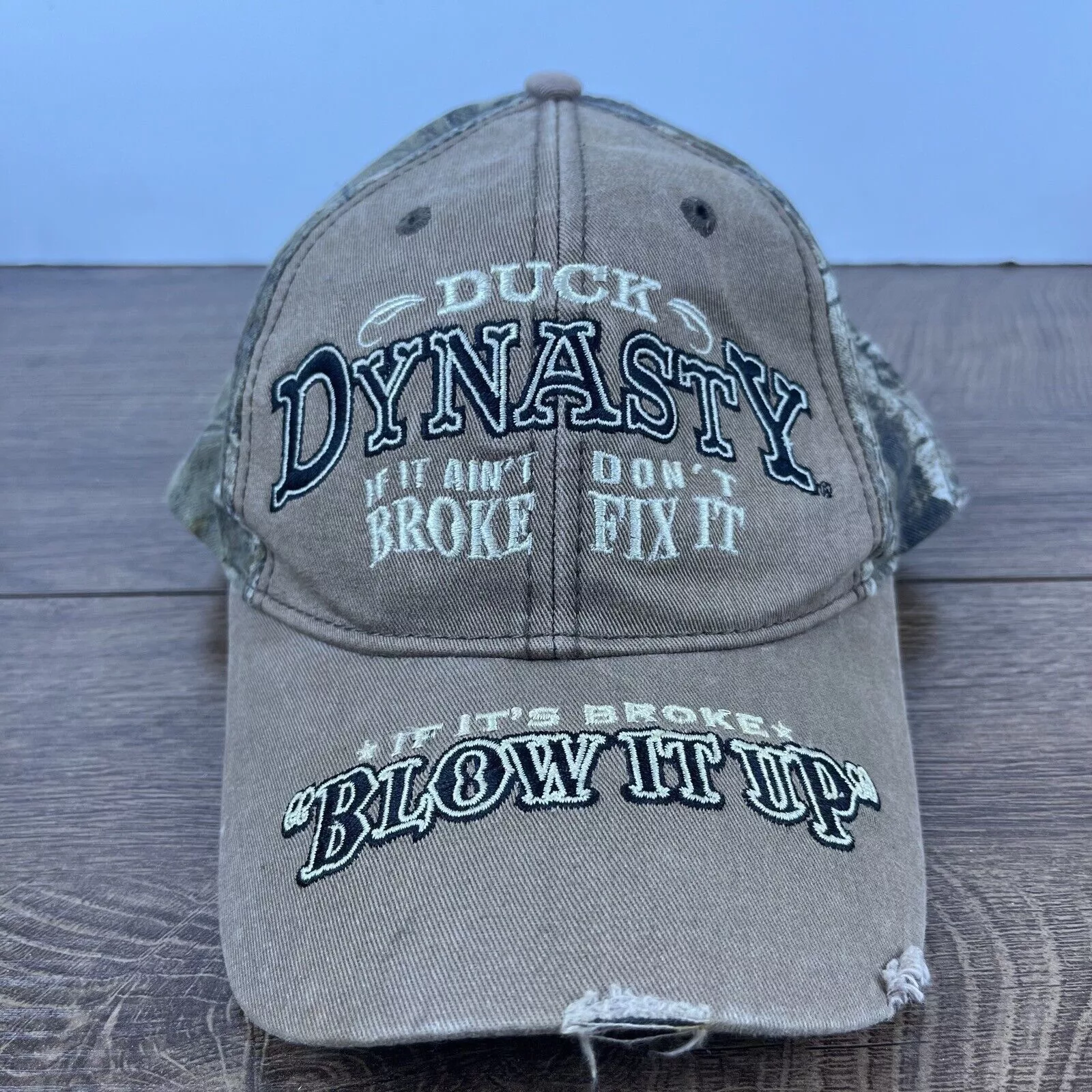 Other Hats Other Duck Dynasty Hat If it aint broke Adjustable Hat Tan Brown H