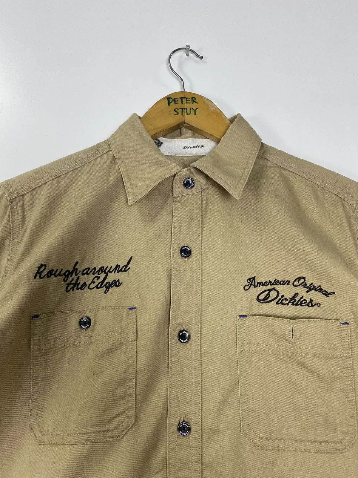 Dickies Shirts Button Ups Dickies Workers Shirt Brown Workwear