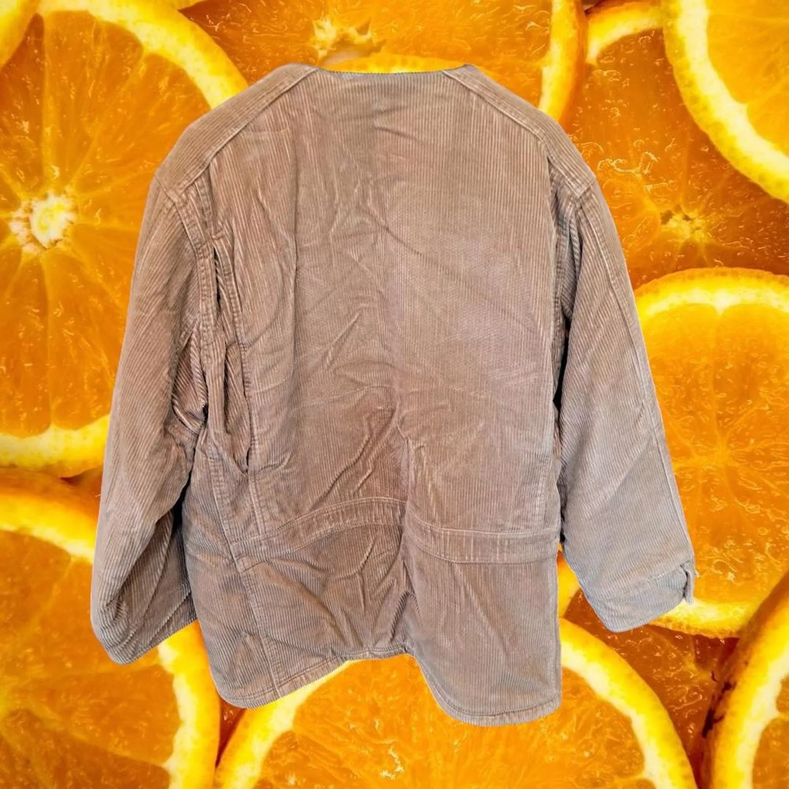 Chaps Light Jackets Chaps‎ Brown Corduroy Chore Jacket Flannel