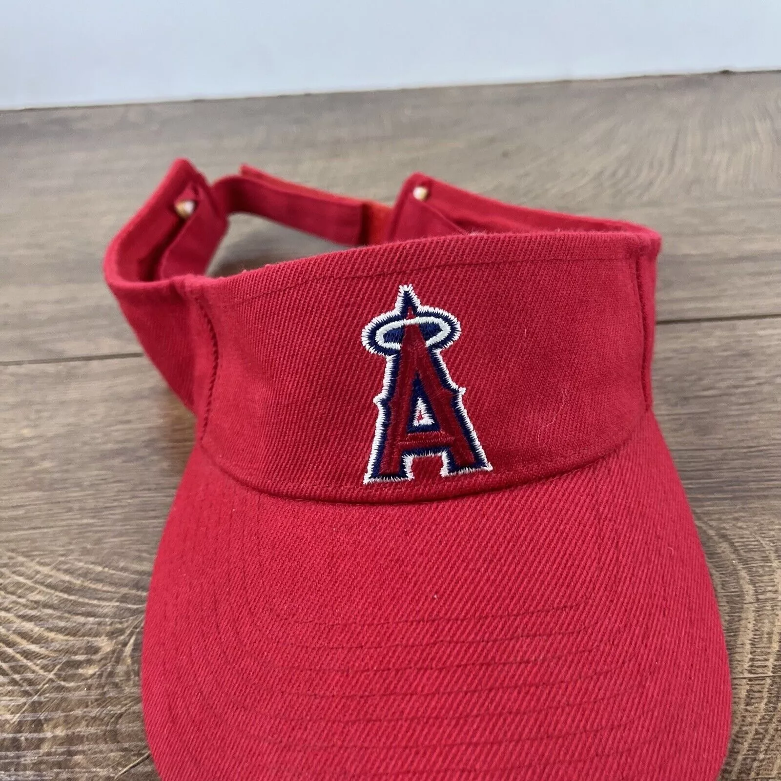 Other Hats Other Los Angeles Angels Visor LA Hat Red Cap Adjustable Hat Red A