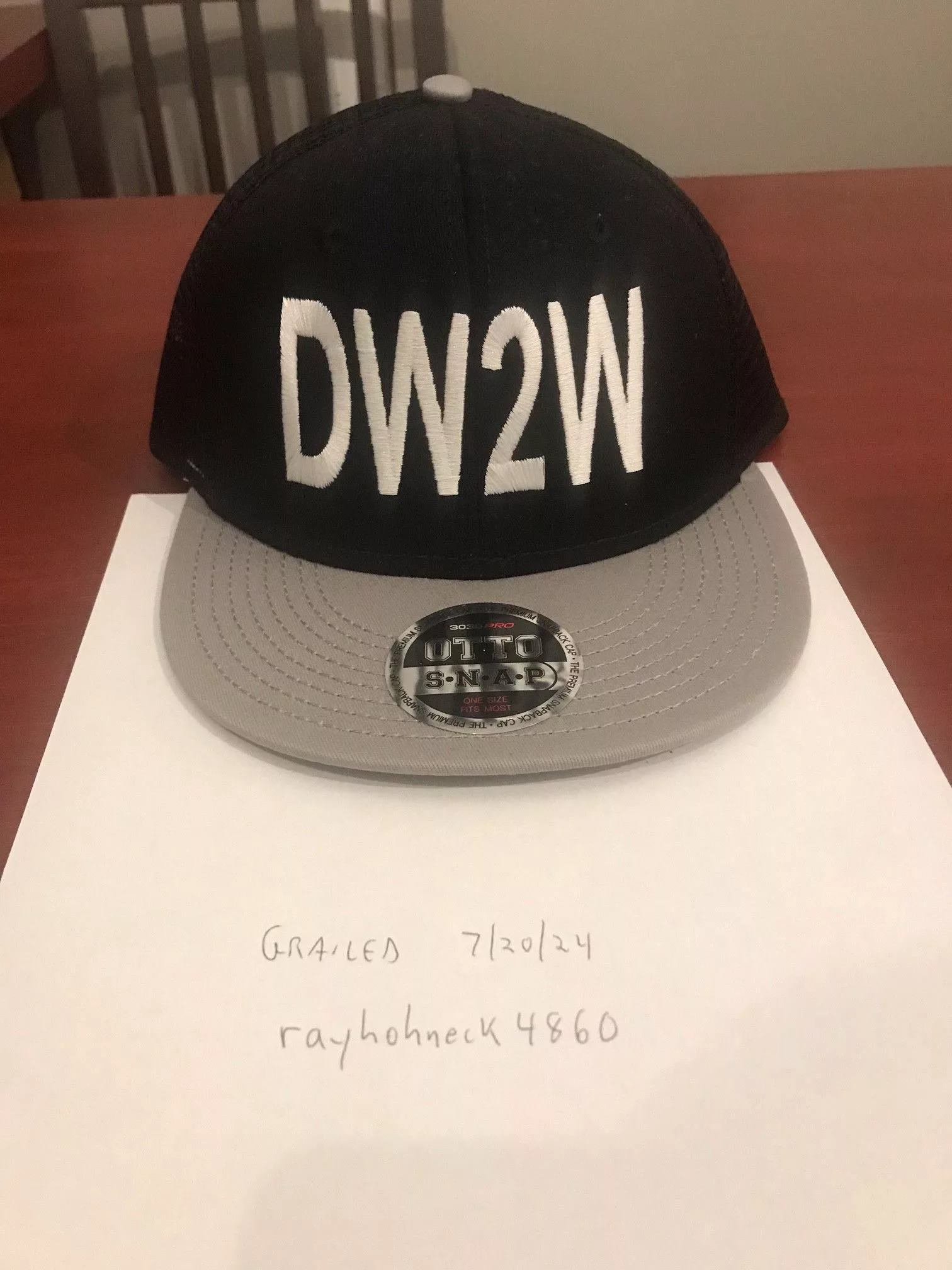 Other Hats Other Don't Want 2 Work Snapback Black