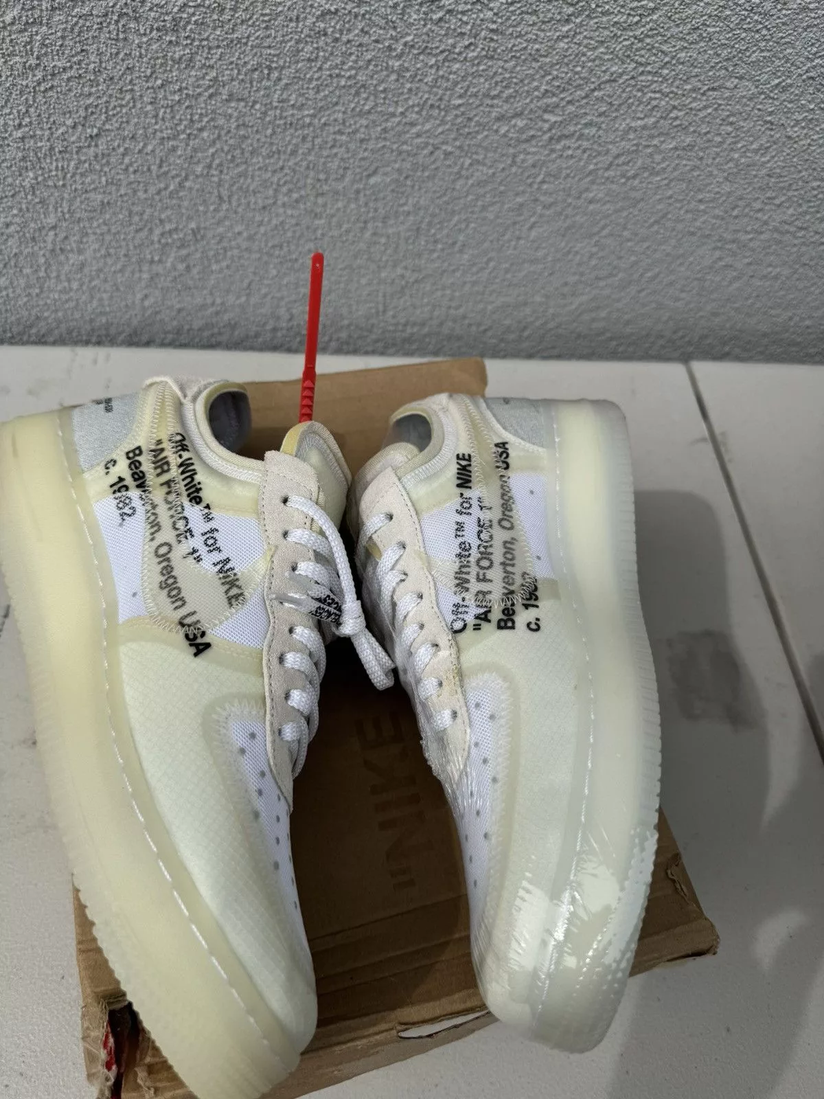 Nike Low Top Sneakers Nike × Off-White Off white Air Force 1