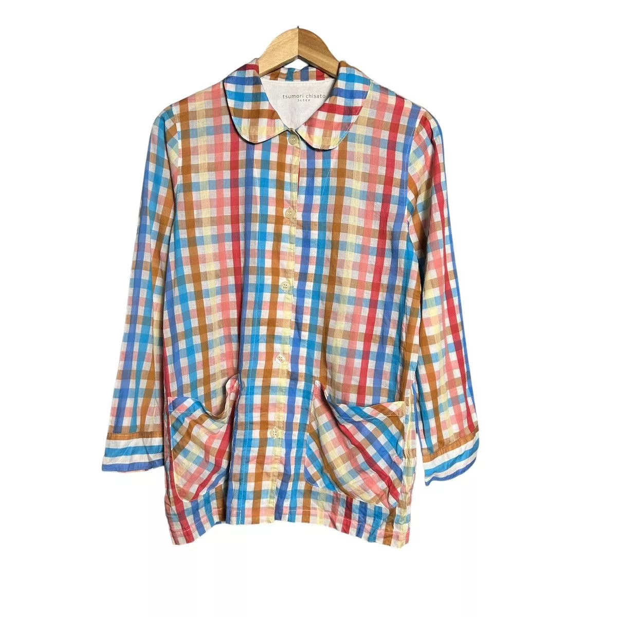 Japanese Brand Button Ups Japanese Brand Tsumori Chisato Rainbow Color Button Up Shirt Multi Avant-Garde