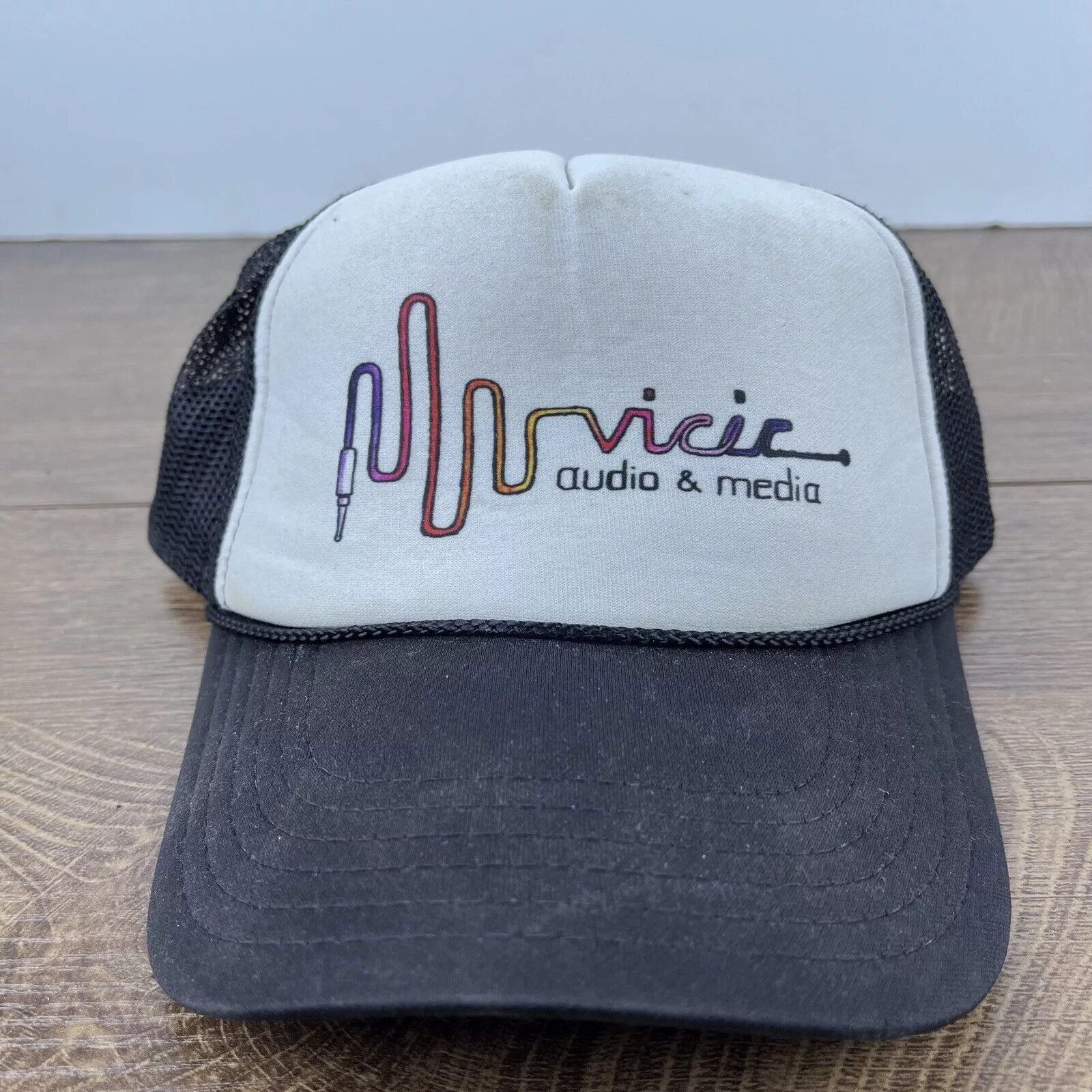 Other Hats Other Vicic Audio & Media Hat Snapback Hat White Hat Adjustable Wh
