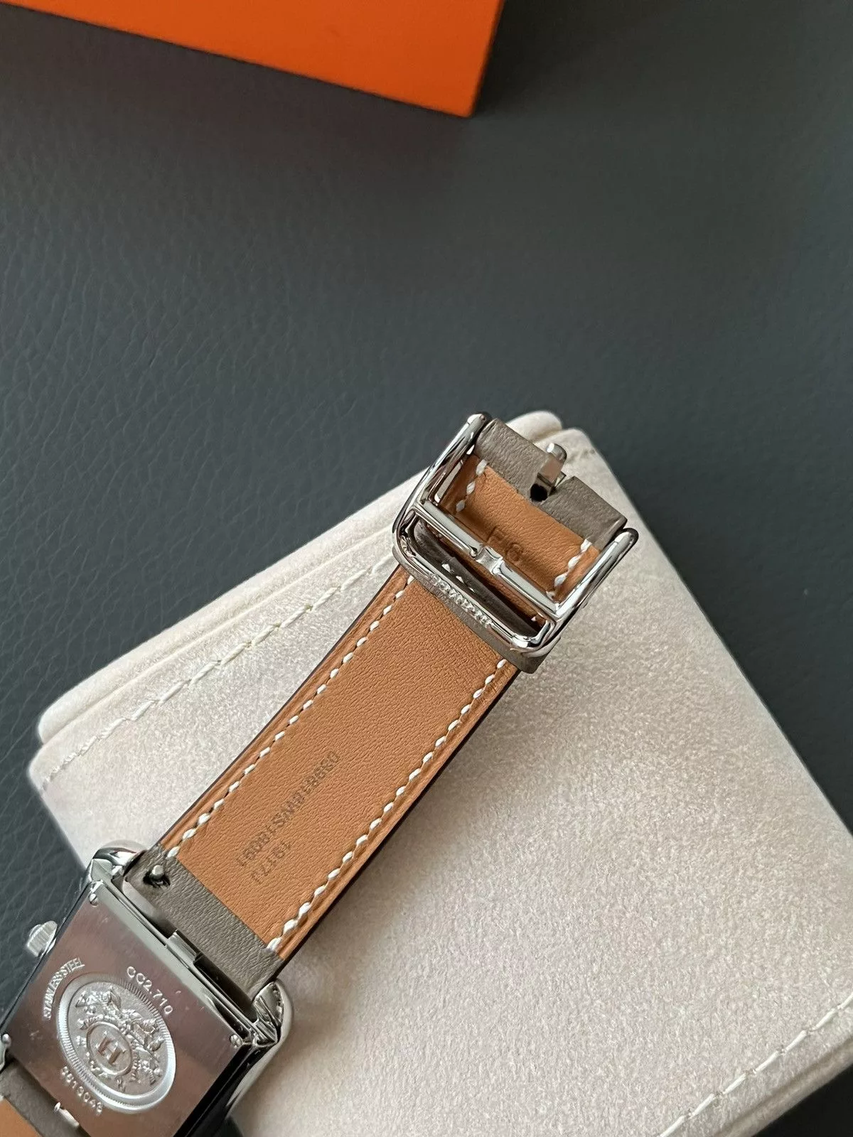 Hermes Watches Brand New Giftable Hermes Classic Cape Cod Large Model Gray