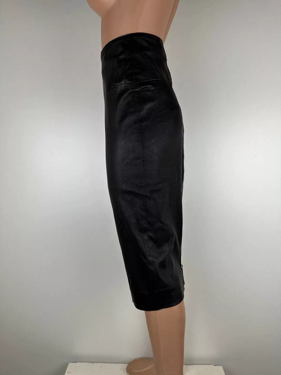 Simonetta Ravizza Midi Skirts leather skirt Simonetta Ravizza Black