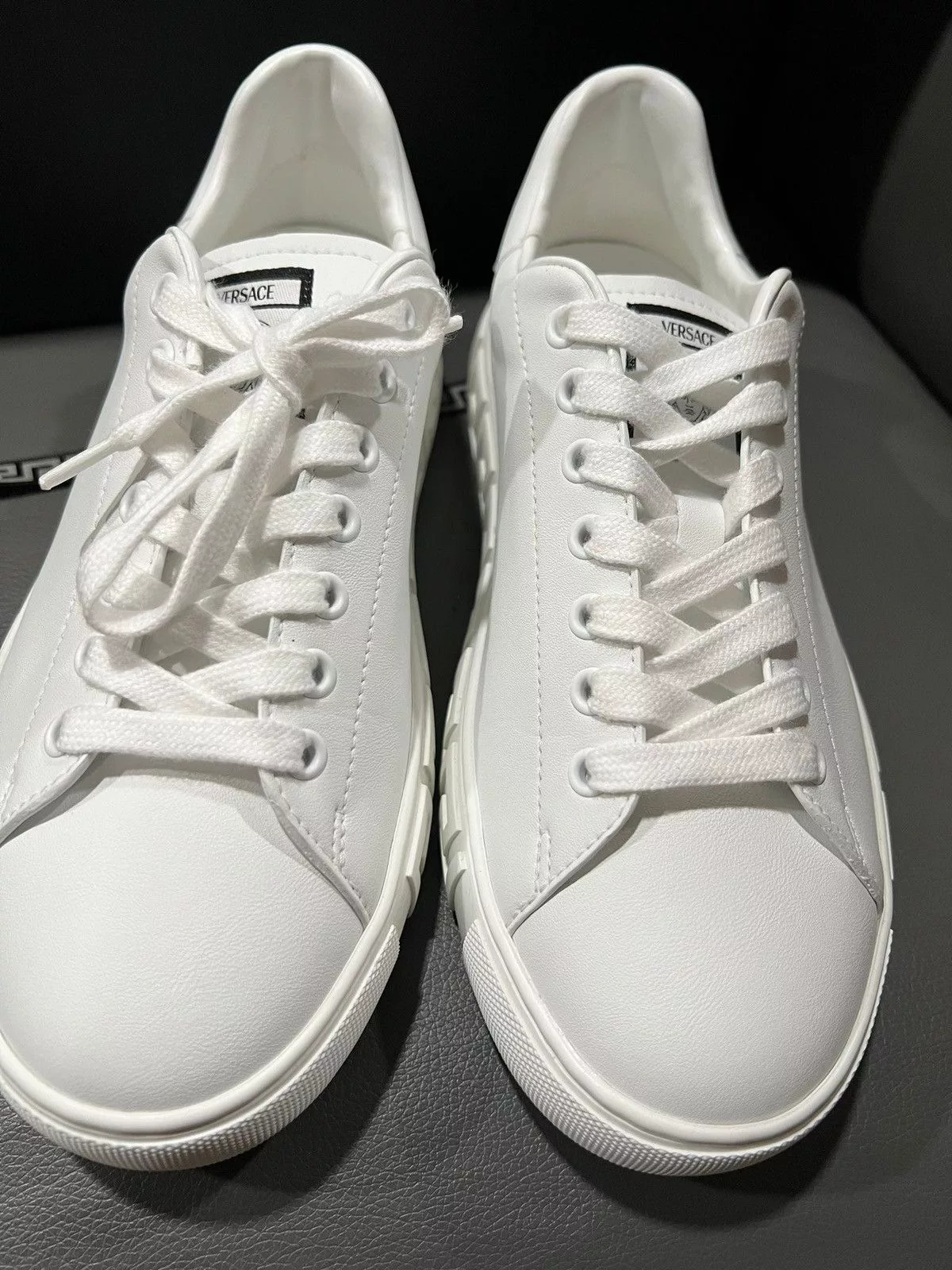 Versace Low Top Sneakers Versace Greca sneakers White