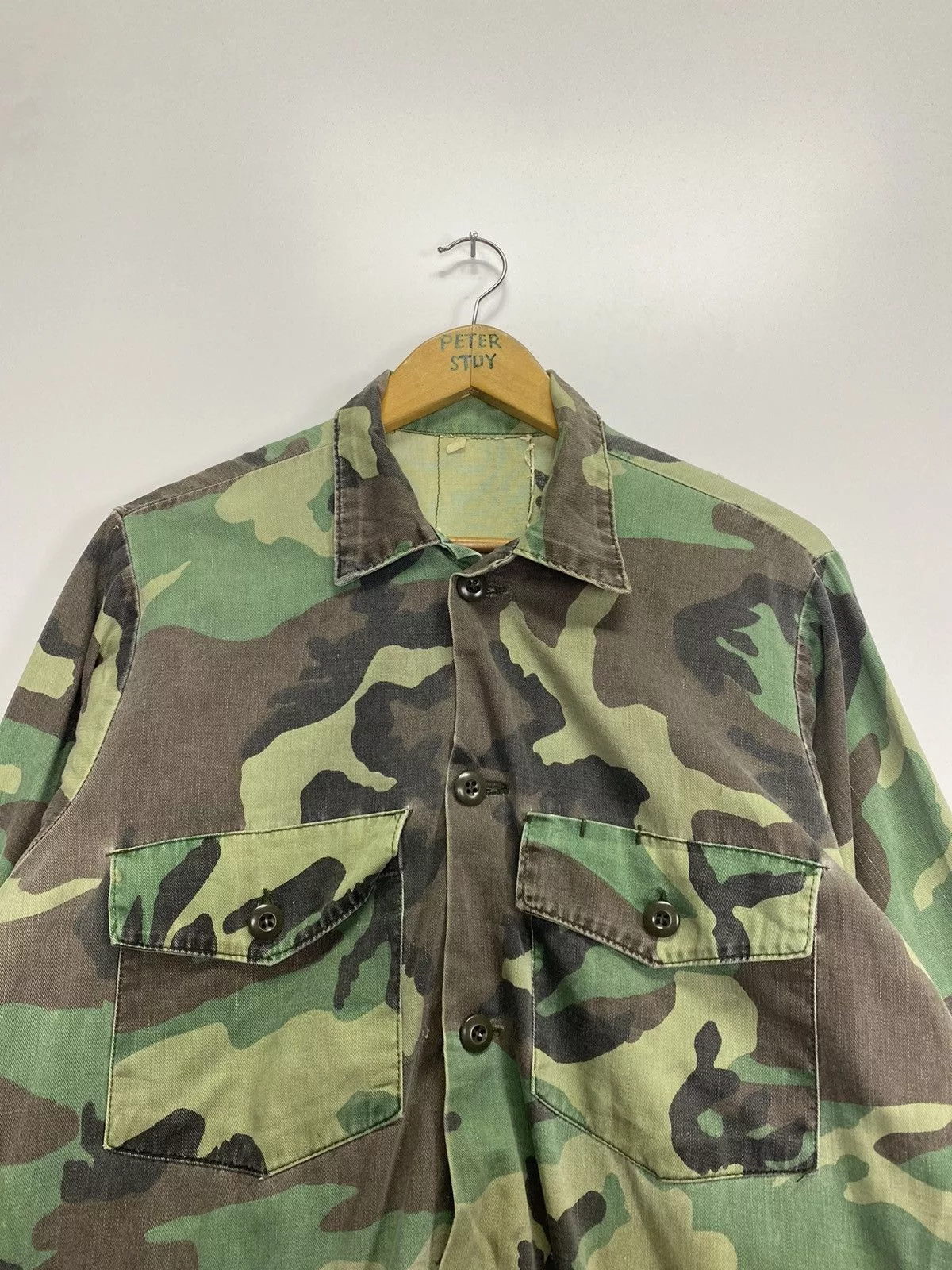 Vintage Shirts Button Ups Vintage US Army Jacket Multi