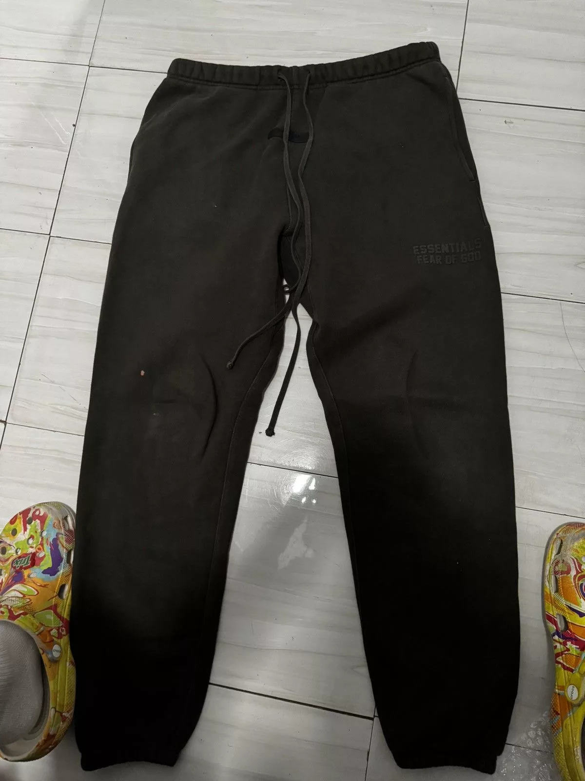 Essentials Sweatpants Joggers Essentials × Fear of God Essentials Fear of God sweatpants Black