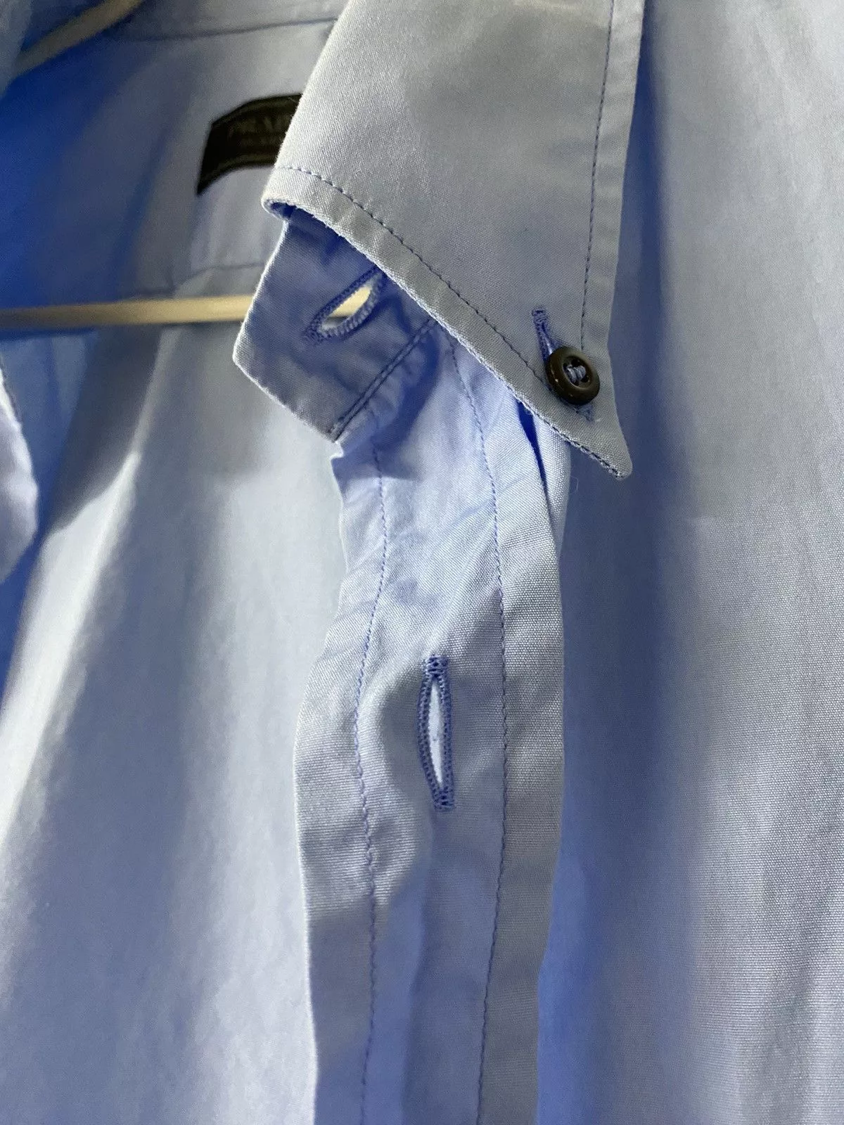 Prada Shirts Button Ups Prada big logo shirts Blue