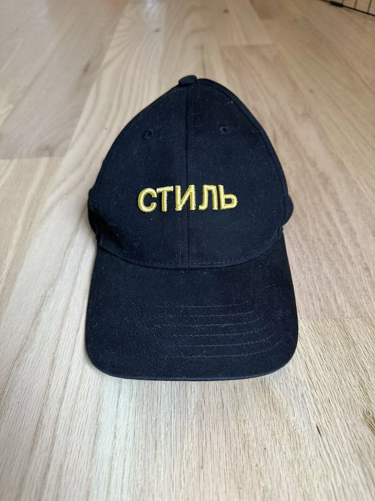 Heron Preston Hats Heron Preston Baseball Cap Black
