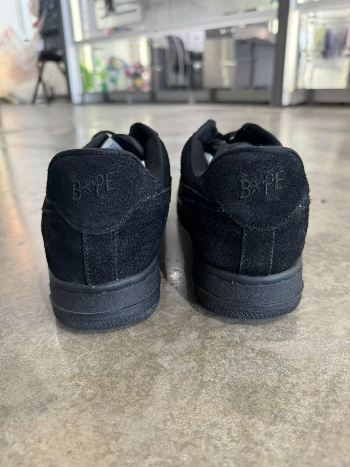 Bape Low Top Sneakers Bape x Kaws Bapesta Black