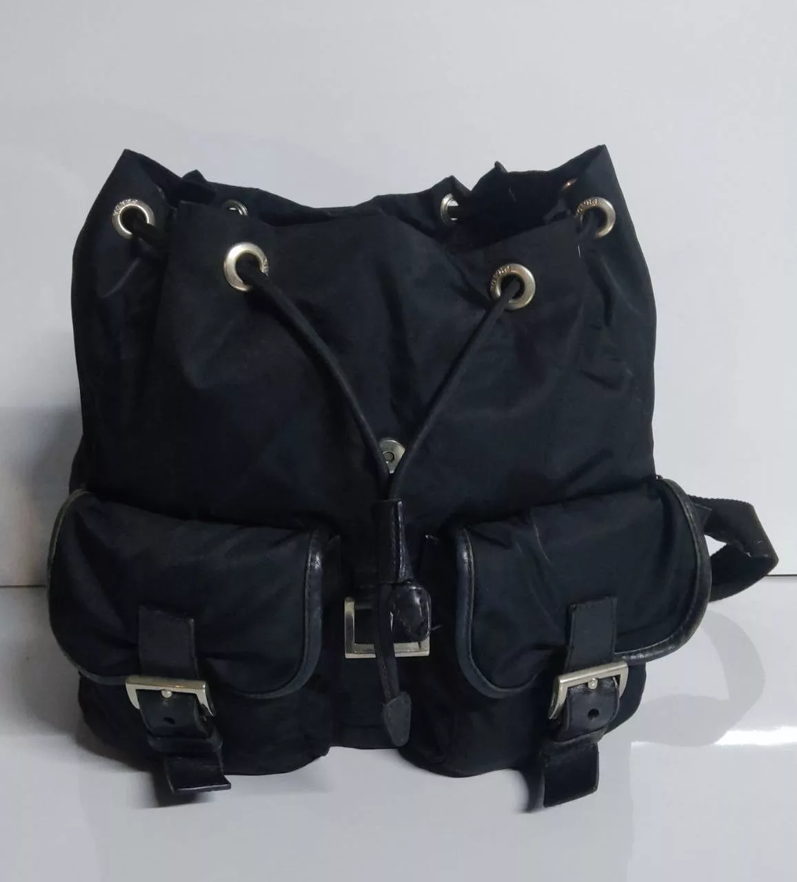 Prada Backpacks Black