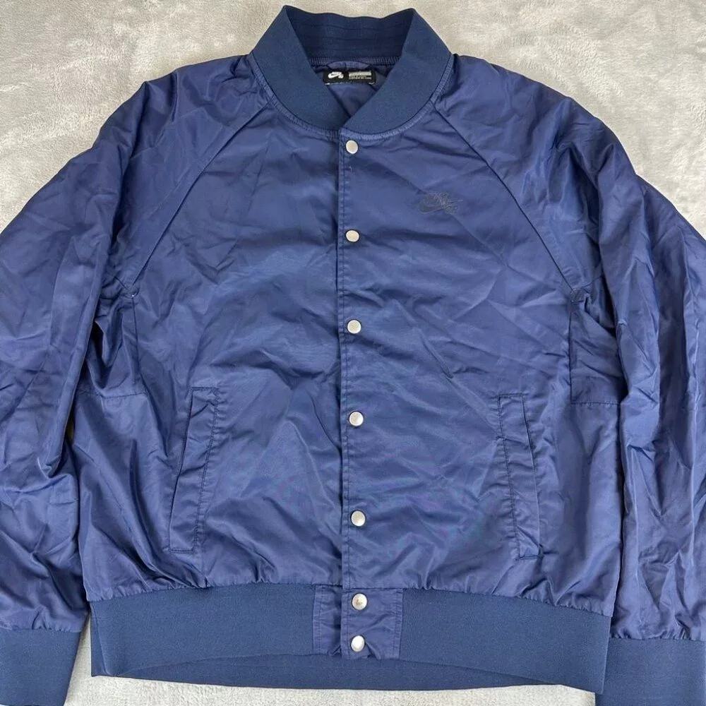 Nike Bombers Nike SB Blue Bomber Jacket Men’s Size L
