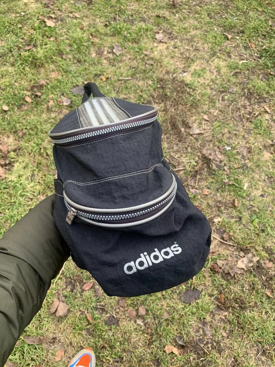 Adidas Bags Luggage Adidas × Vintage VERY RARE ADIDAS BAG WEST IN GERMANY Y2K GORPCORE 90s RETRO Black Streetwear