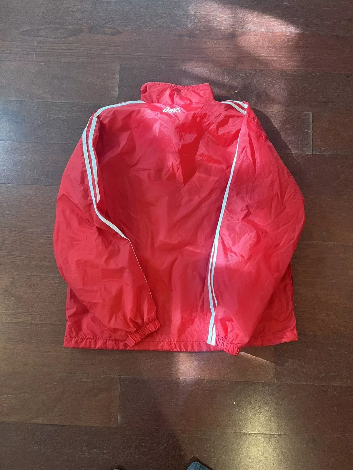 Asics Light Jackets Asics × Vintage Vintage 80/90s ASICS Windbreaker Red